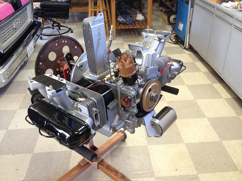 Building a Porsche 912 car engine